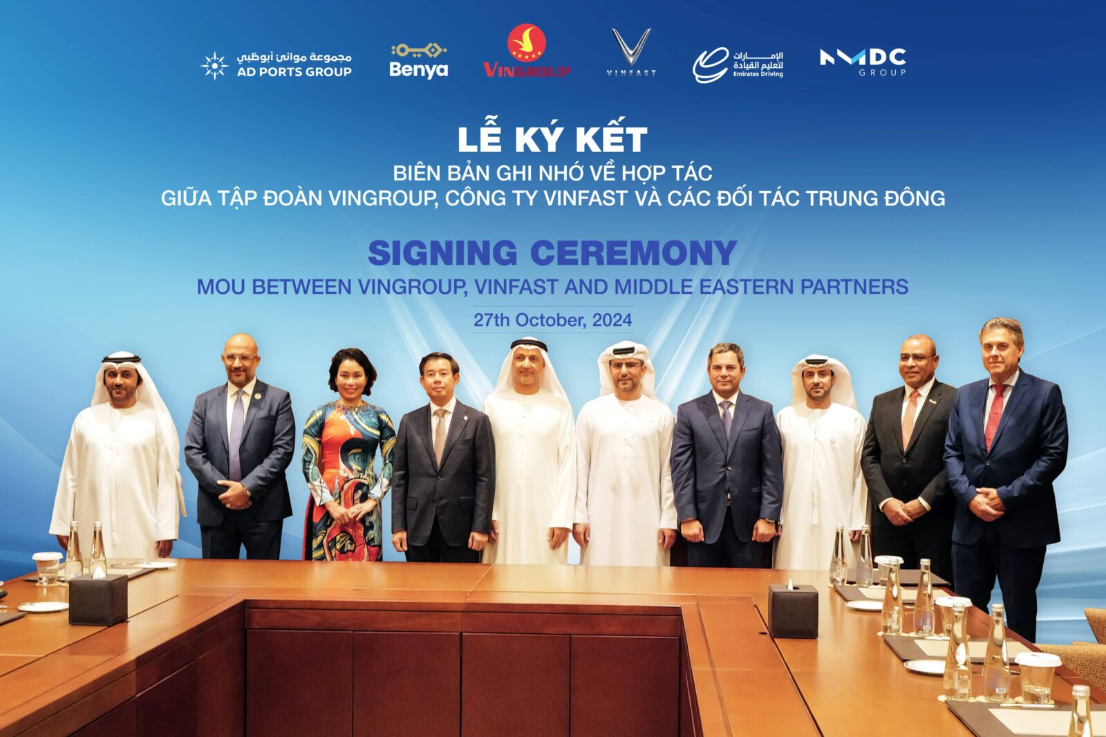 UAE Photo 1 0 VINGROUP, VINFAST KÝ KẾT HỢP TÁC CHIẾN LƯỢC VỚI 4 ĐỐI TÁC HÀNG ĐẦU TẠI TRUNG ĐÔNG