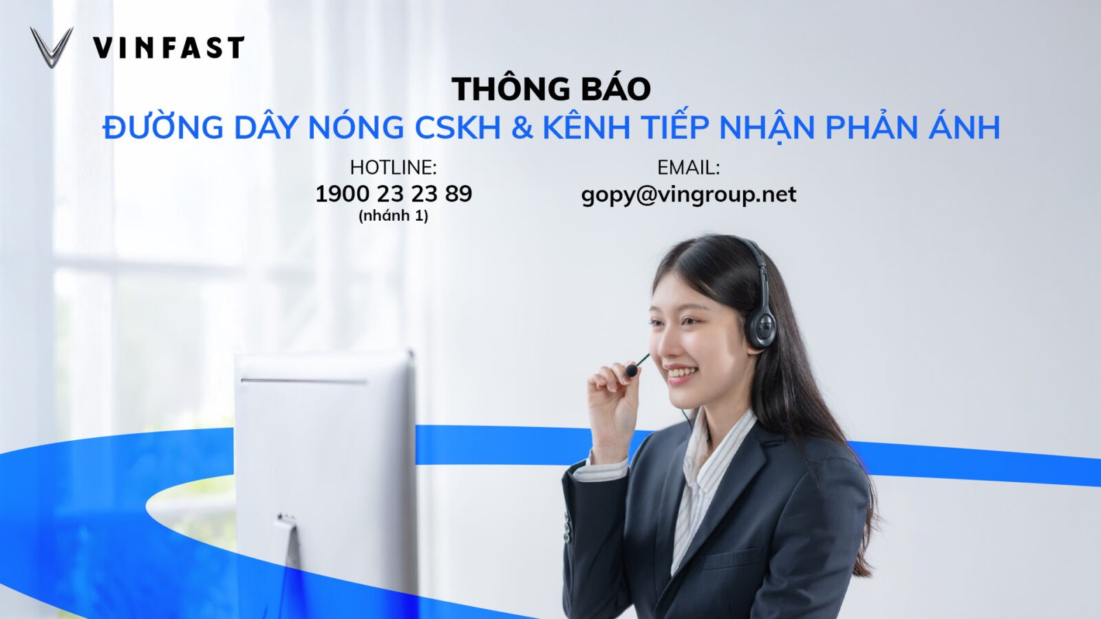 thong bao hotline cskh va duong day nong THÔNG BÁO VỀ ĐƯỜNG DÂY NÓNG CHĂM SÓC KHÁCH HÀNG 1900 23 23 89 (Nhánh 1) VÀ KÊNH TIẾP NHẬN KHIẾU NẠI KHÁCH HÀNG