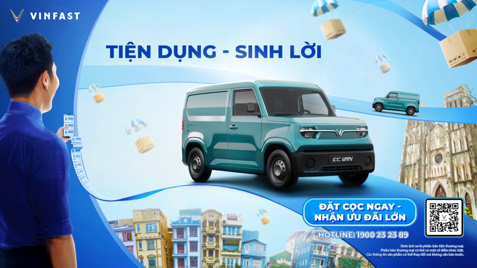 scscsc VINFAST EC VAN RA MẮT DÒNG XE CHỞ HÀNG CỠ NHỎ GIÁ TỪ 285 TRIỆU ĐỒNG.